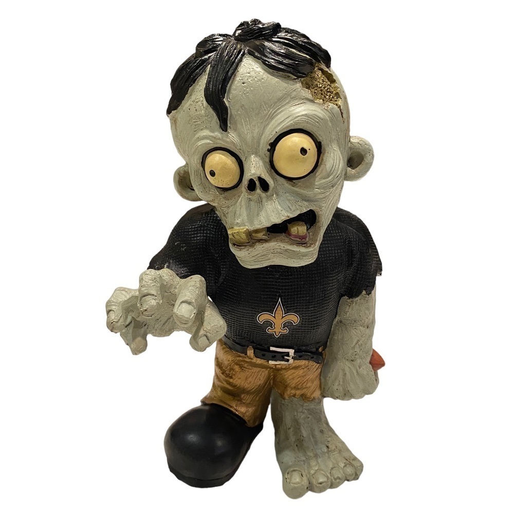 Forever Collectibles Forever Nightmares New Orleans Saints Resin Zombie Figurine